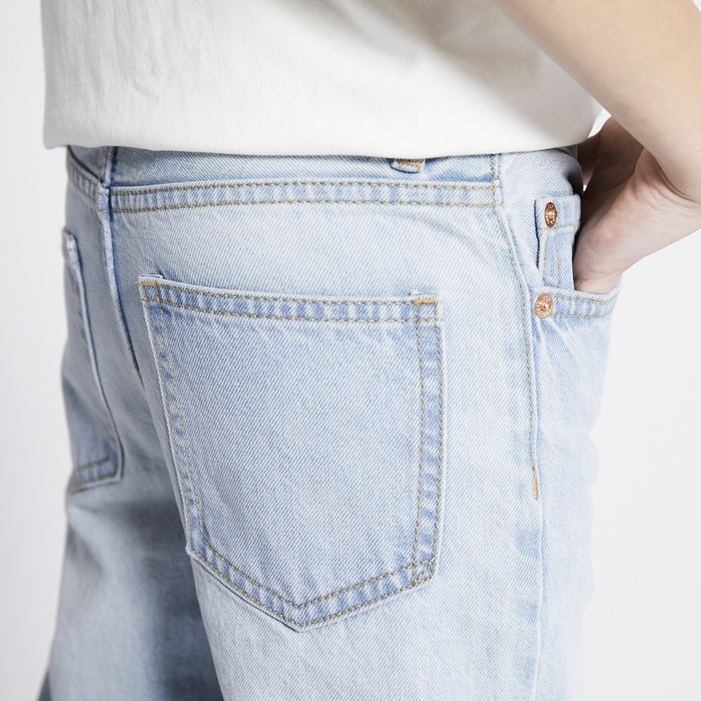 Relaxed straight jeans "Seattle star" Light used